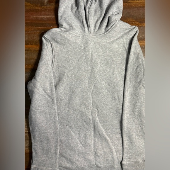 Adidas Gray Hoodie with White Logo—EUC - Picture 3 of 3